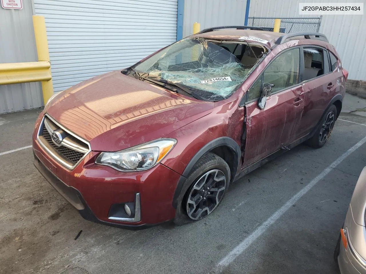 2017 Subaru Crosstrek Premium VIN: JF2GPABC3HH257434 Lot: 72814654