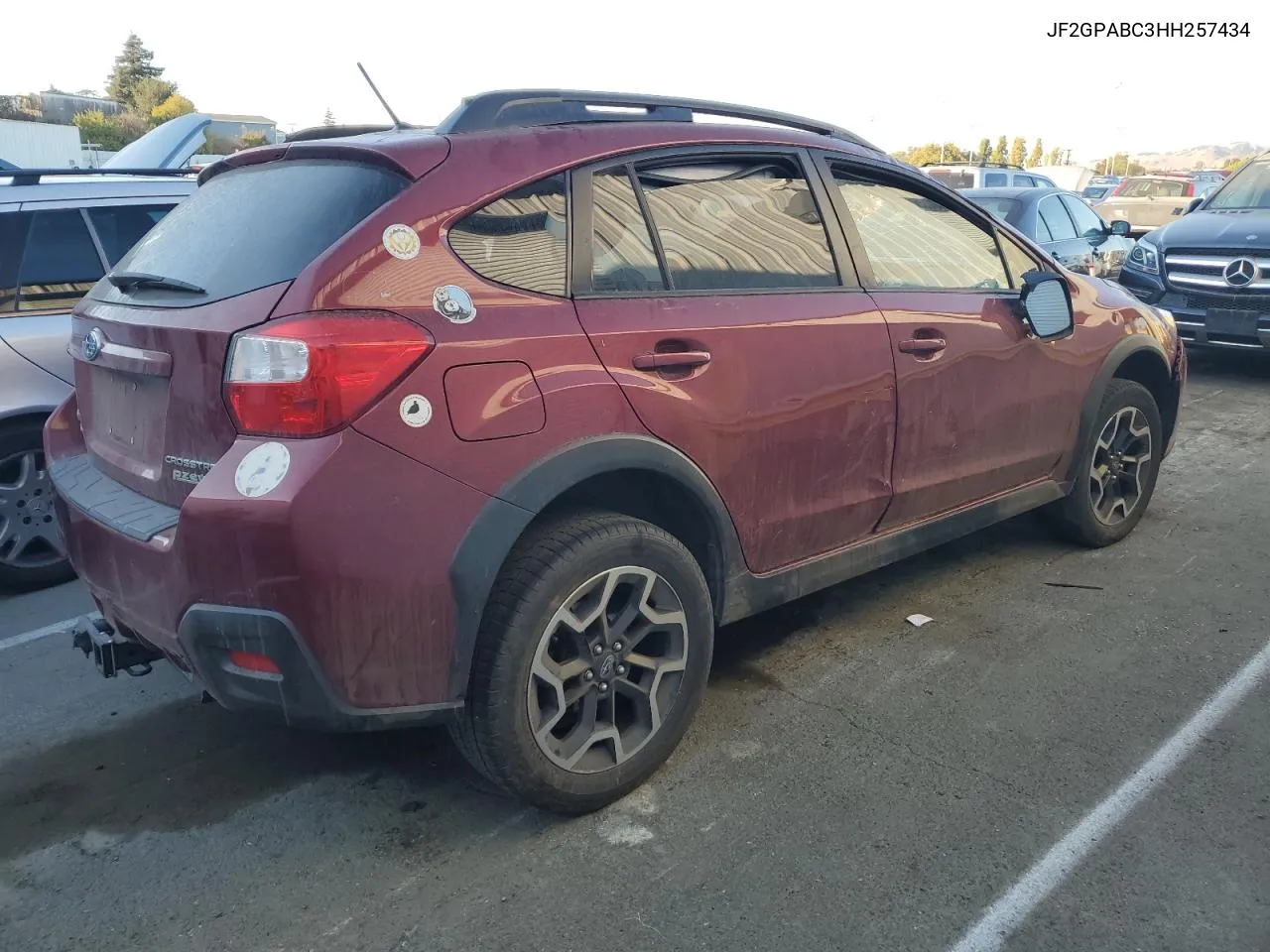 2017 Subaru Crosstrek Premium VIN: JF2GPABC3HH257434 Lot: 72814654