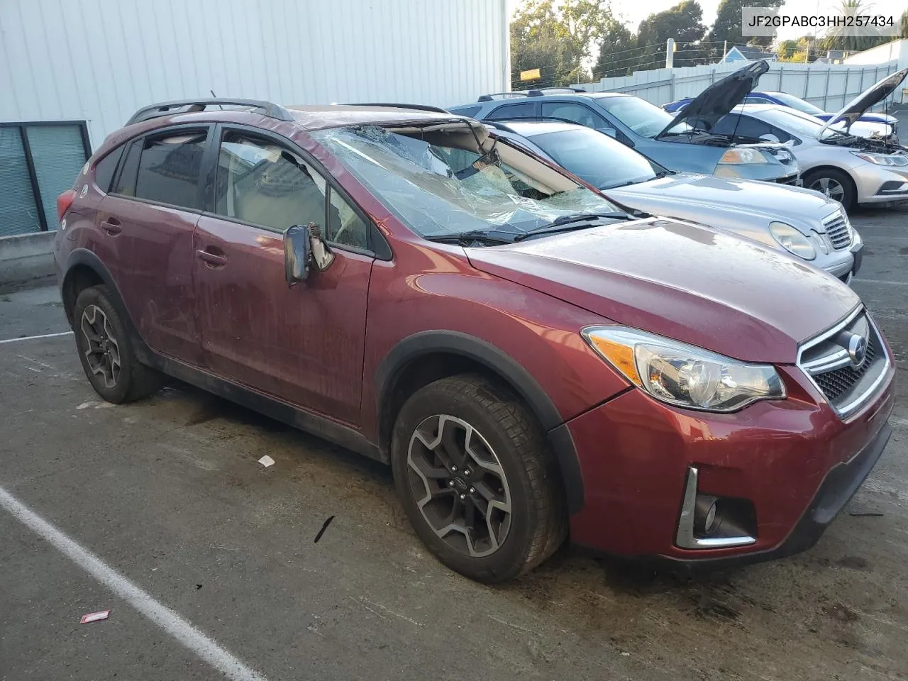 2017 Subaru Crosstrek Premium VIN: JF2GPABC3HH257434 Lot: 72814654