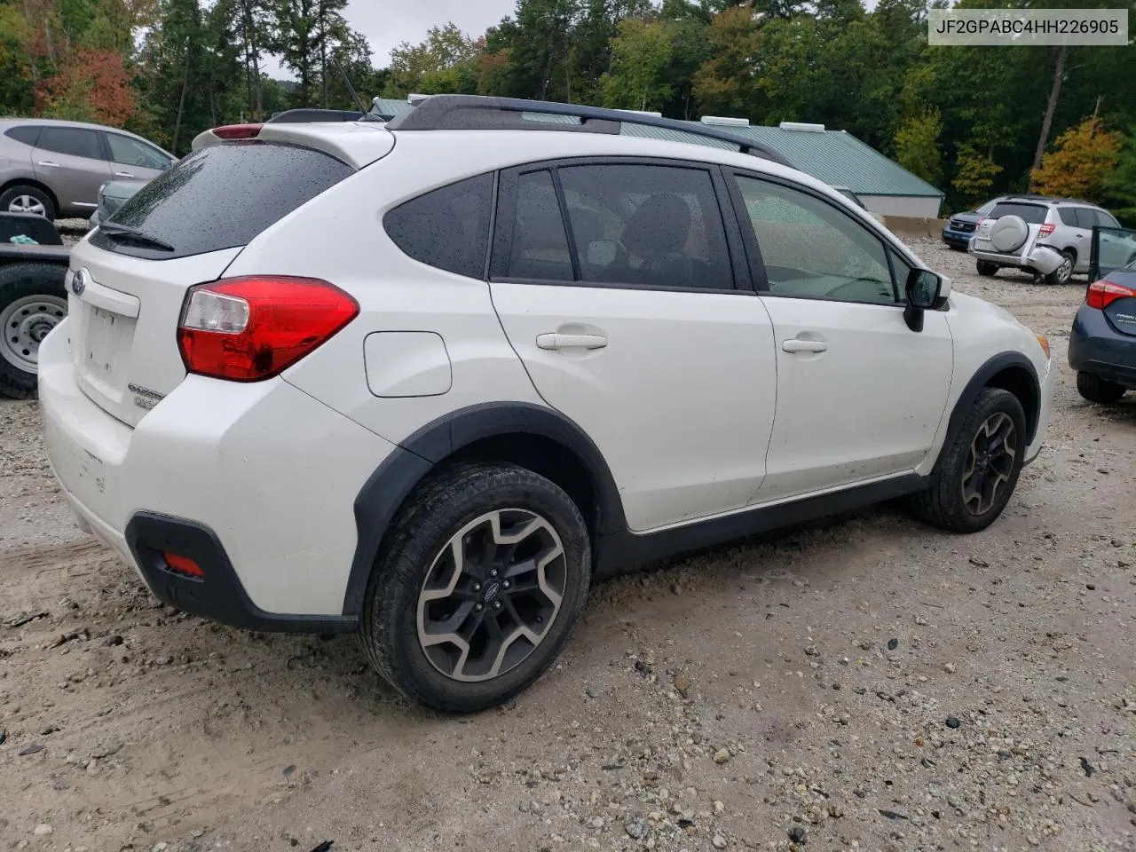 2017 Subaru Crosstrek Premium VIN: JF2GPABC4HH226905 Lot: 73379954