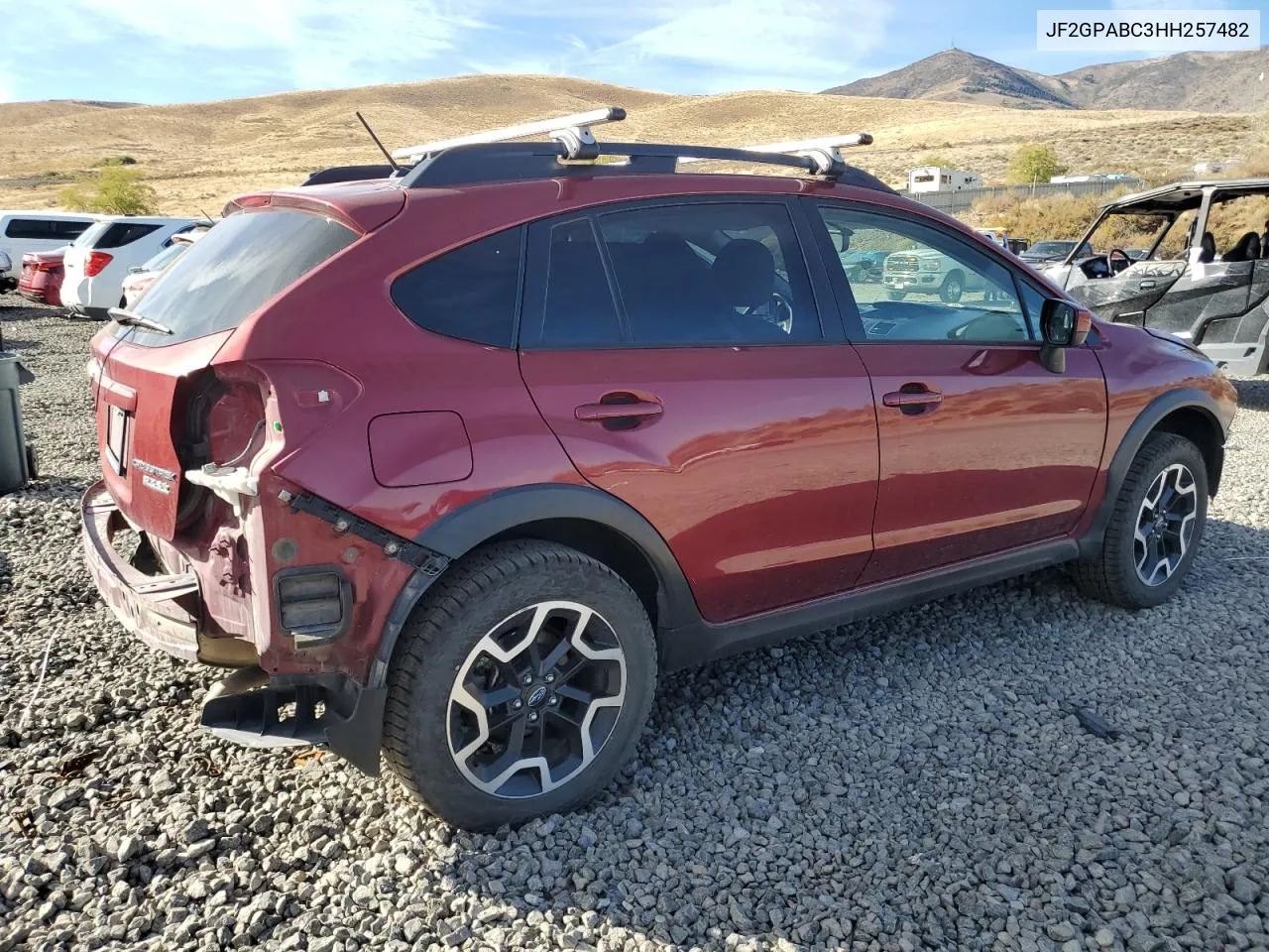 2017 Subaru Crosstrek Premium VIN: JF2GPABC3HH257482 Lot: 74784074