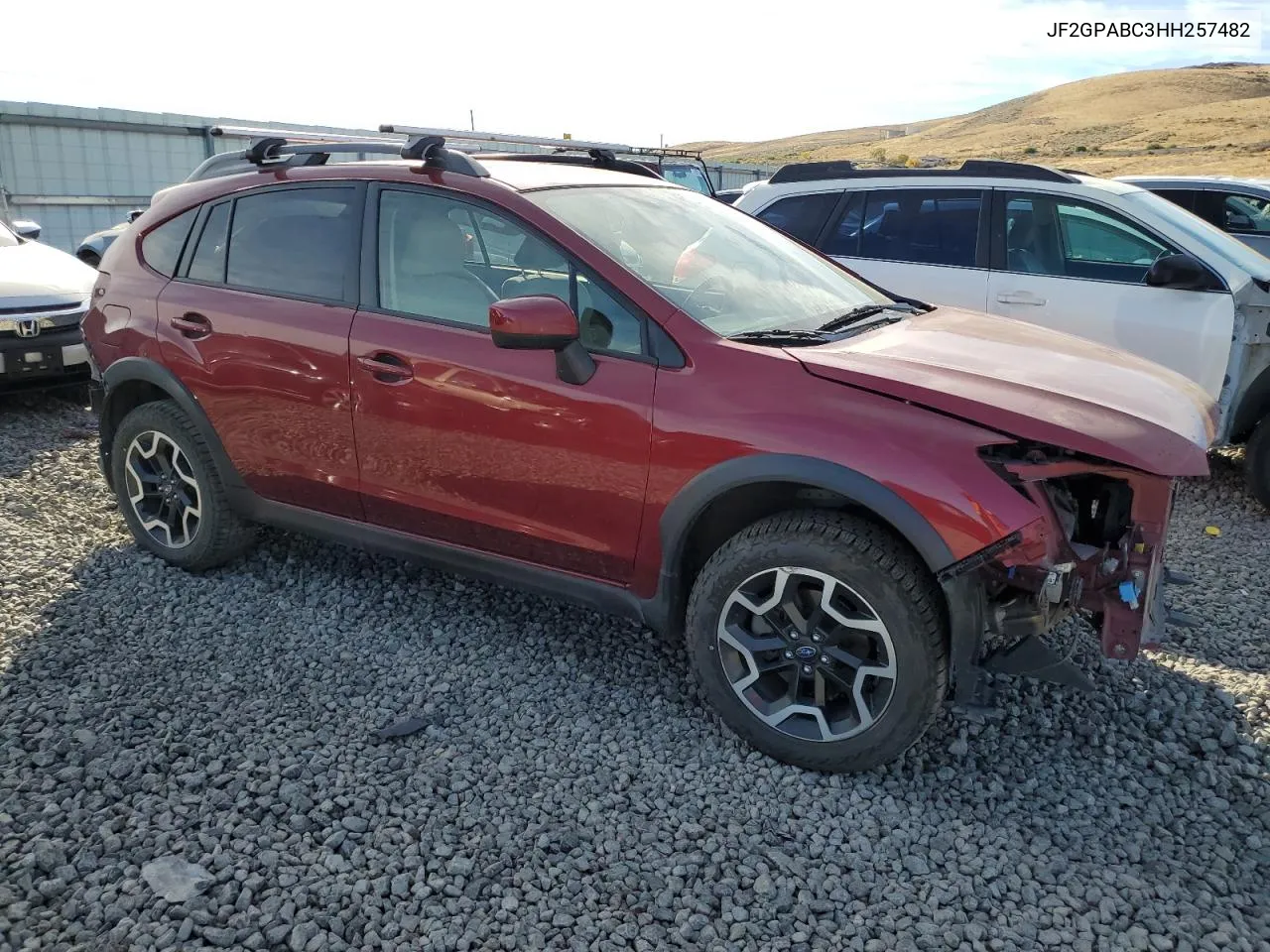 2017 Subaru Crosstrek Premium VIN: JF2GPABC3HH257482 Lot: 74784074