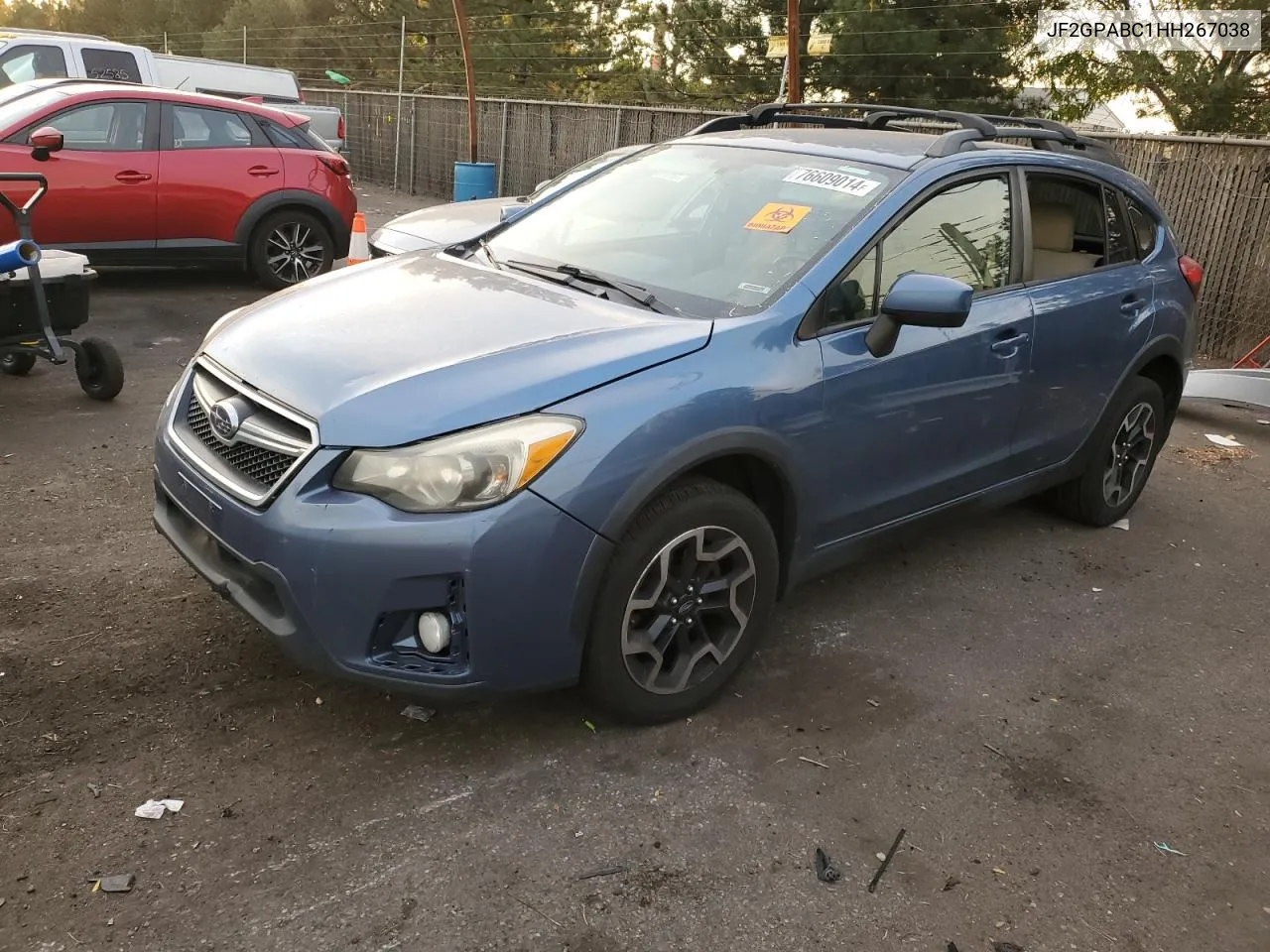 2017 Subaru Crosstrek Premium VIN: JF2GPABC1HH267038 Lot: 76609014