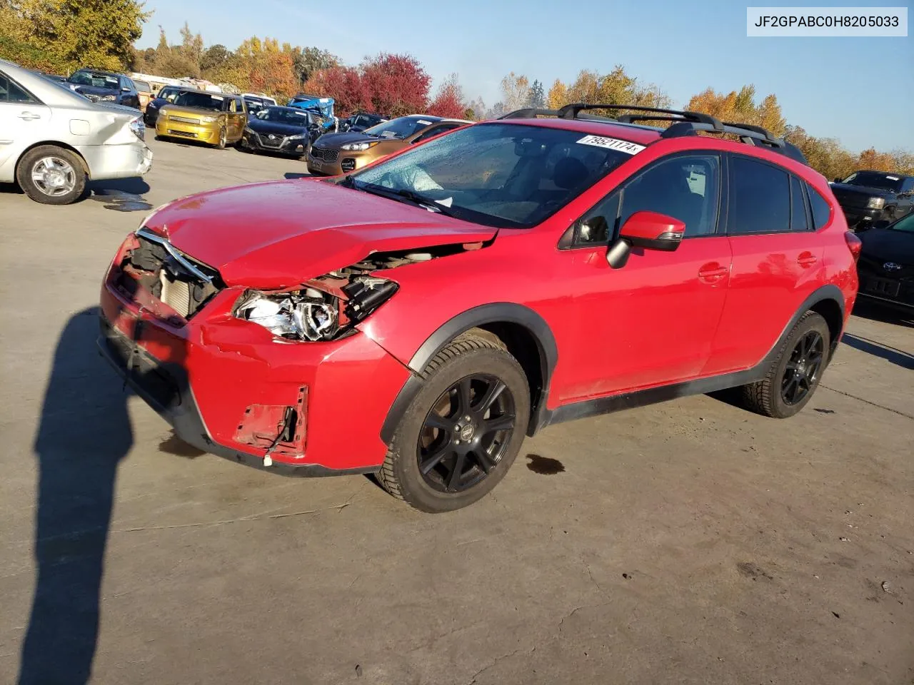 2017 Subaru Crosstrek Premium VIN: JF2GPABC0H8205033 Lot: 79521174