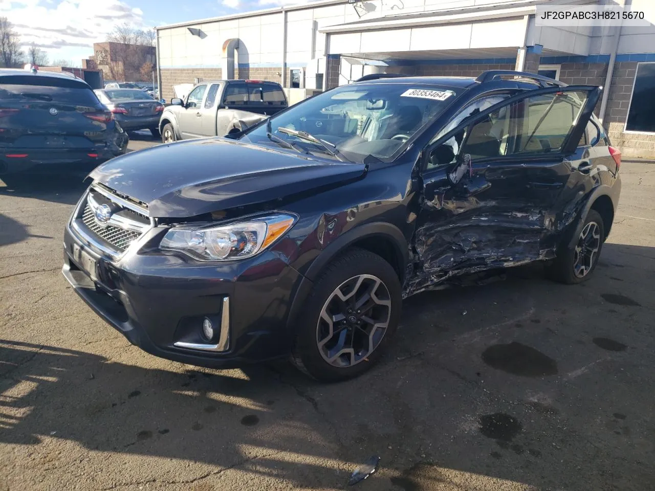 2017 Subaru Crosstrek Premium VIN: JF2GPABC3H8215670 Lot: 80353464