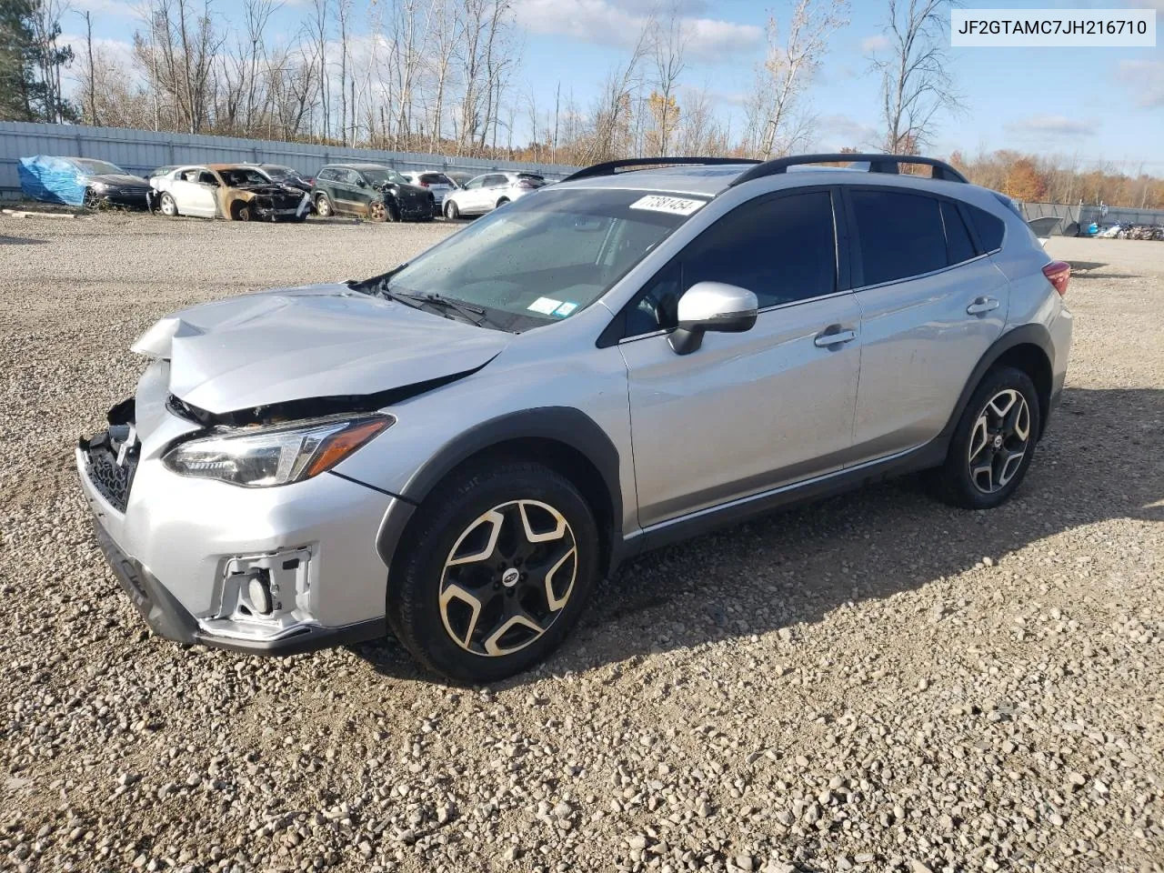 2018 Subaru Crosstrek Limited VIN: JF2GTAMC7JH216710 Lot: 77381454