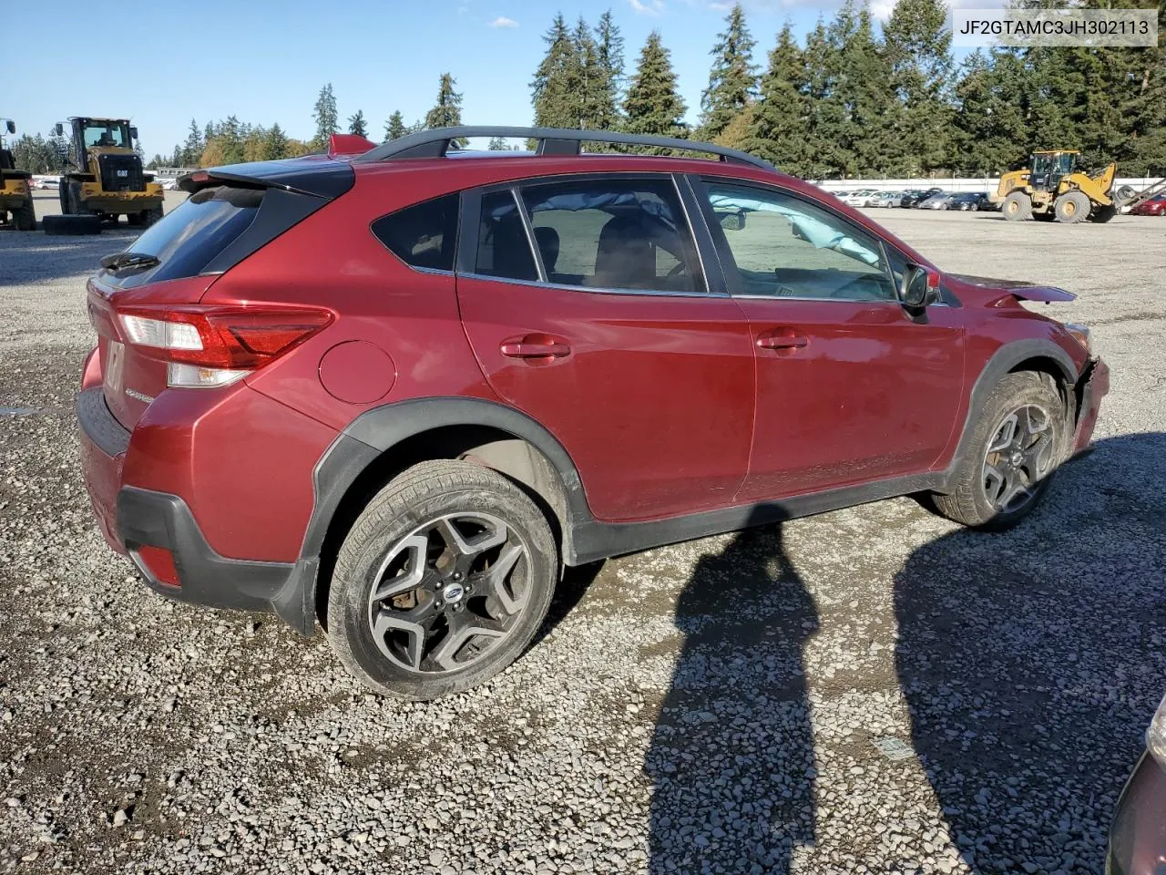 2018 Subaru Crosstrek Limited VIN: JF2GTAMC3JH302113 Lot: 77472894