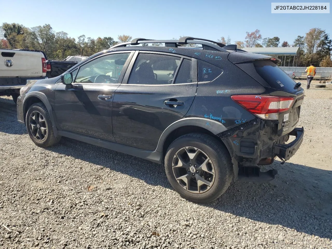 2018 Subaru Crosstrek Premium VIN: JF2GTABC2JH228184 Lot: 77568044