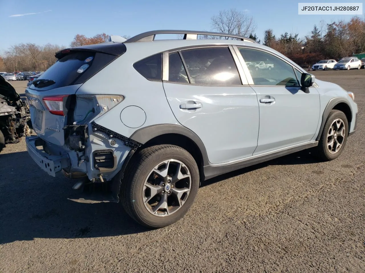 2018 Subaru Crosstrek Premium VIN: JF2GTACC1JH280887 Lot: 78787094