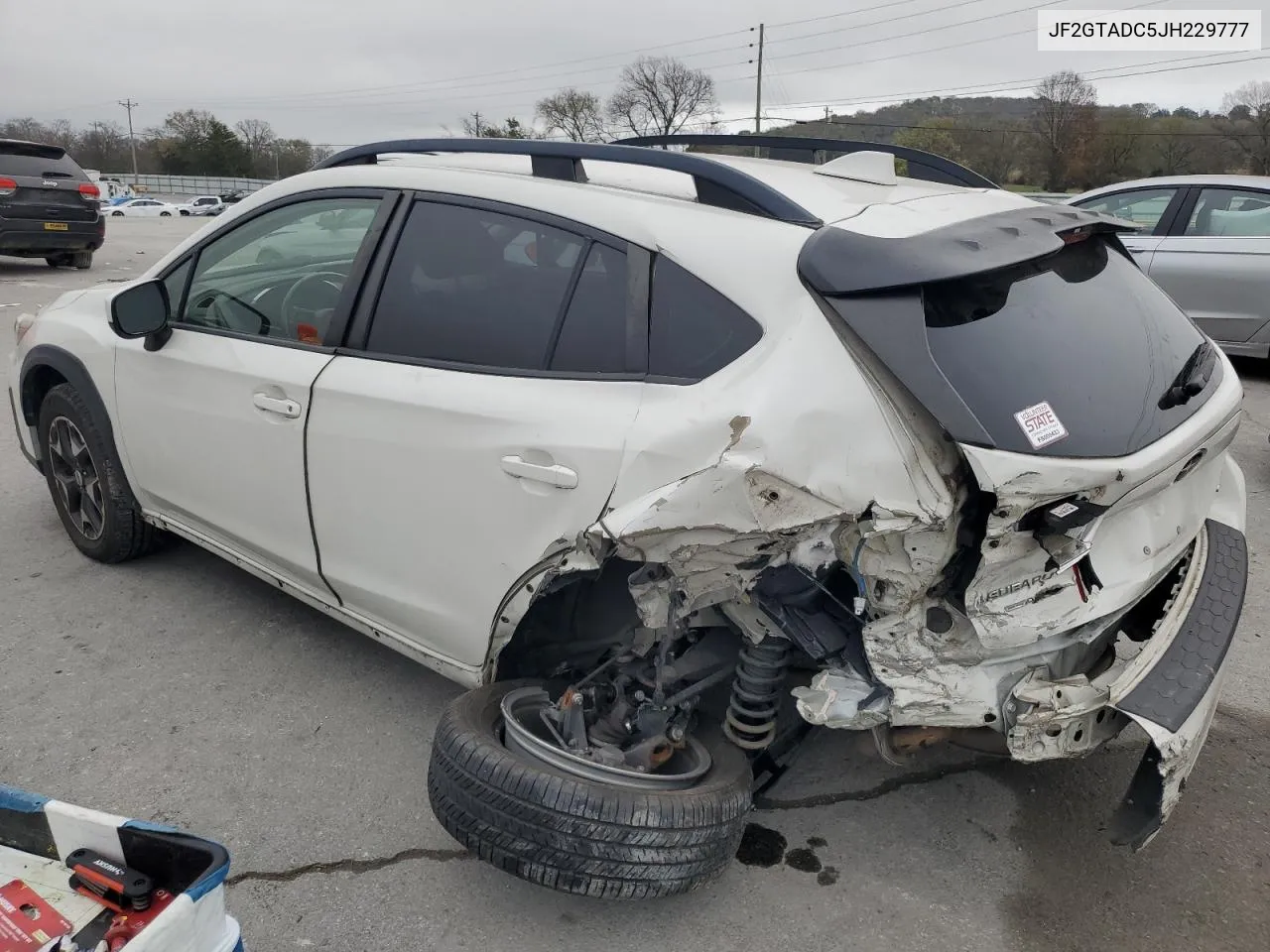 2018 Subaru Crosstrek Premium VIN: JF2GTADC5JH229777 Lot: 79596594