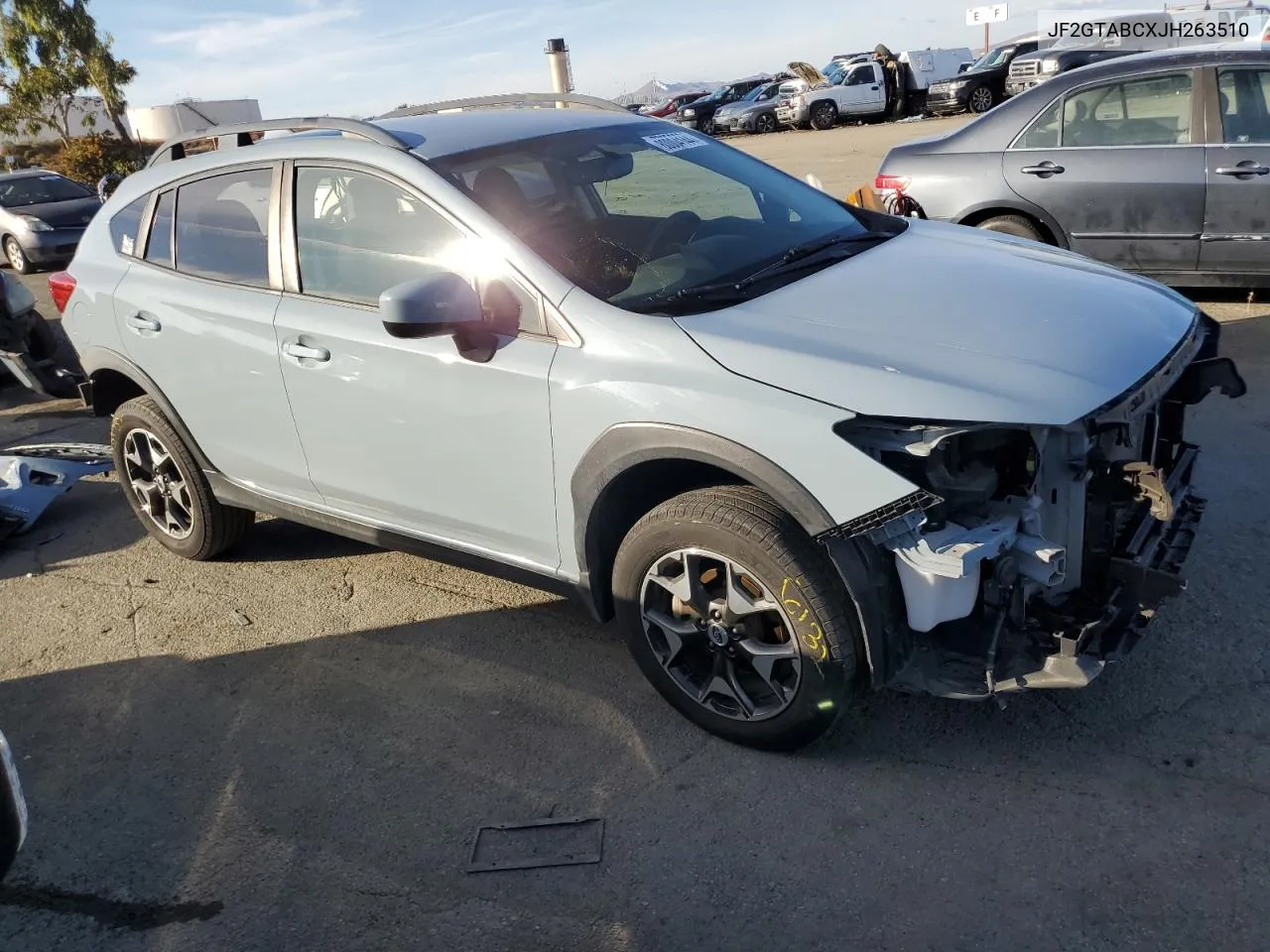 2018 Subaru Crosstrek Premium VIN: JF2GTABCXJH263510 Lot: 80004144