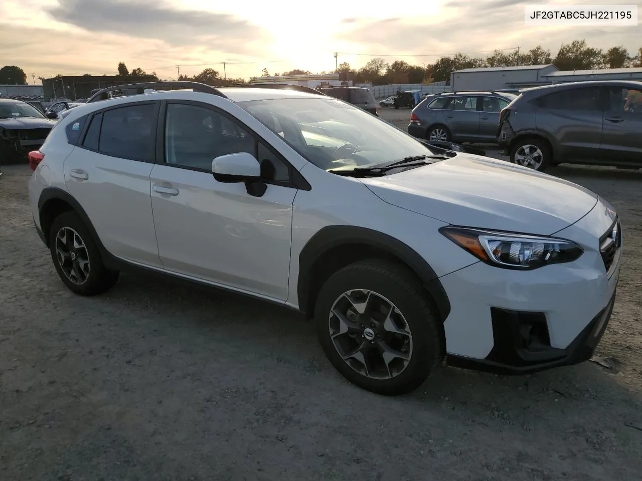 2018 Subaru Crosstrek Premium VIN: JF2GTABC5JH221195 Lot: 81105384