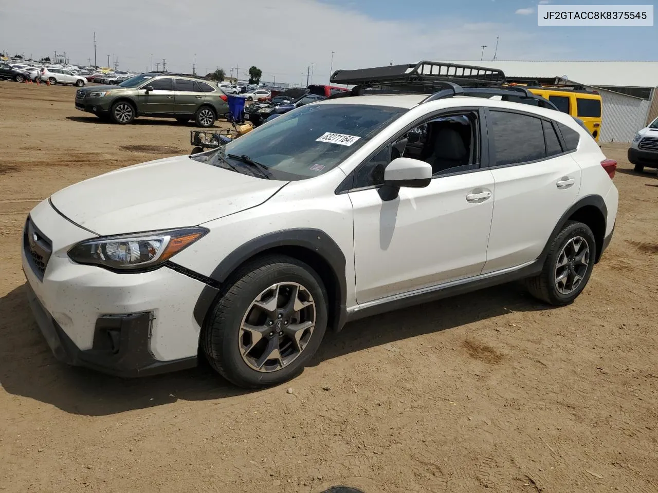 2019 Subaru Crosstrek Premium VIN: JF2GTACC8K8375545 Lot: 63271164