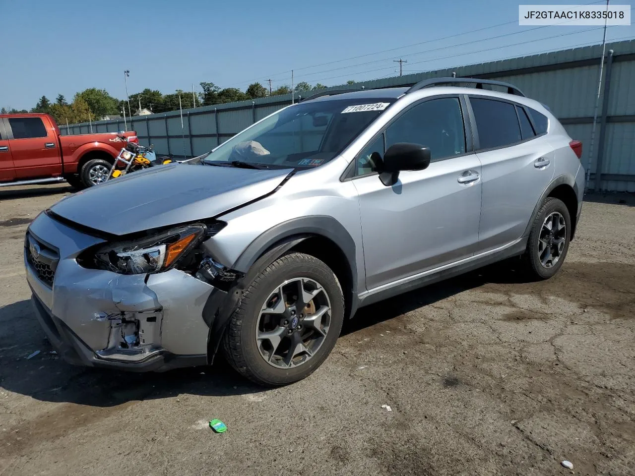 JF2GTAAC1K8335018 2019 Subaru Crosstrek