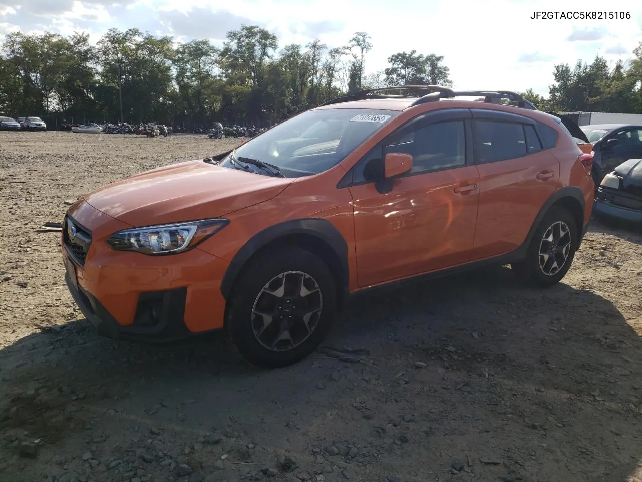 2019 Subaru Crosstrek Premium VIN: JF2GTACC5K8215106 Lot: 71017664