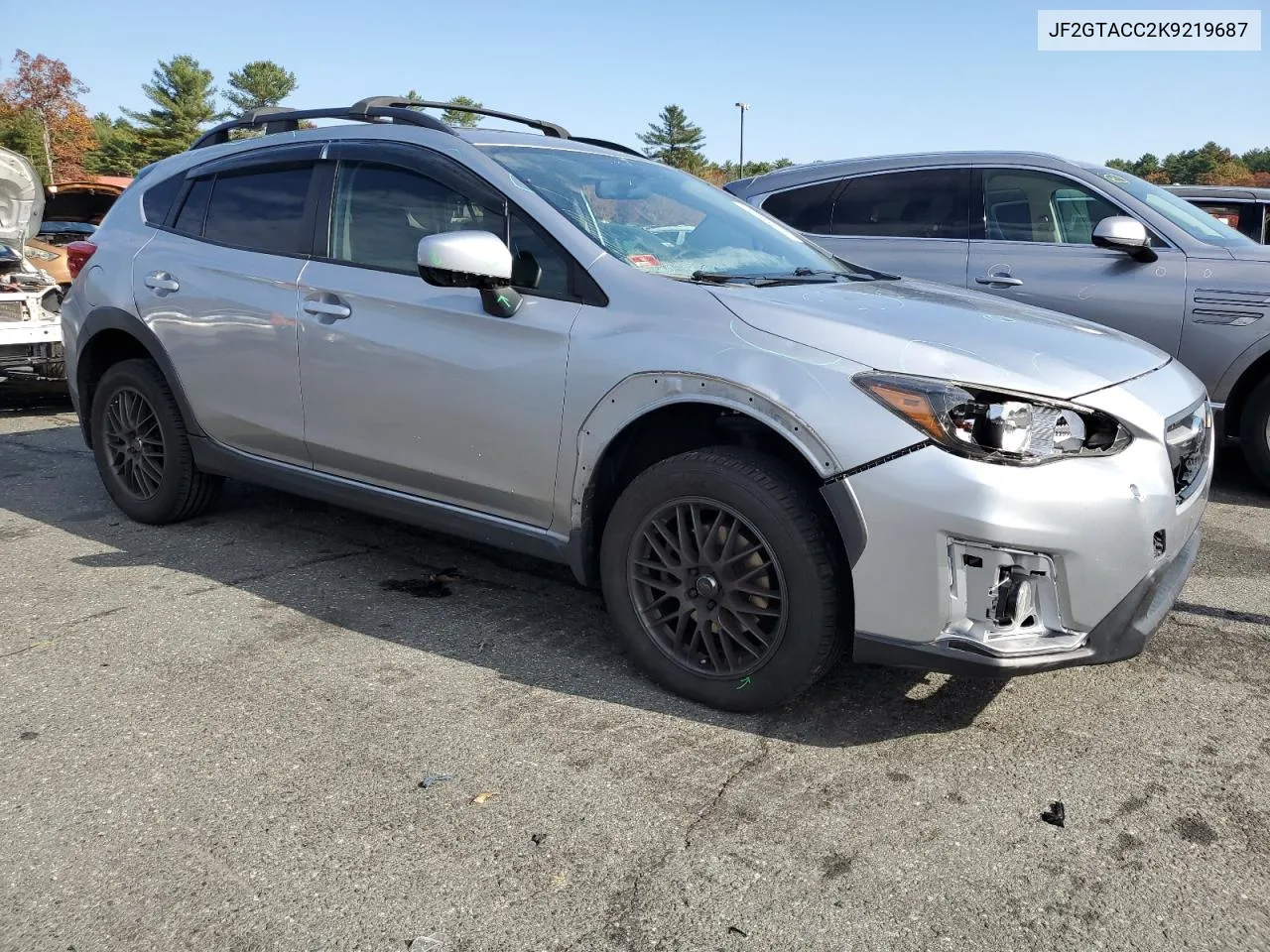 2019 Subaru Crosstrek Premium VIN: JF2GTACC2K9219687 Lot: 74968484