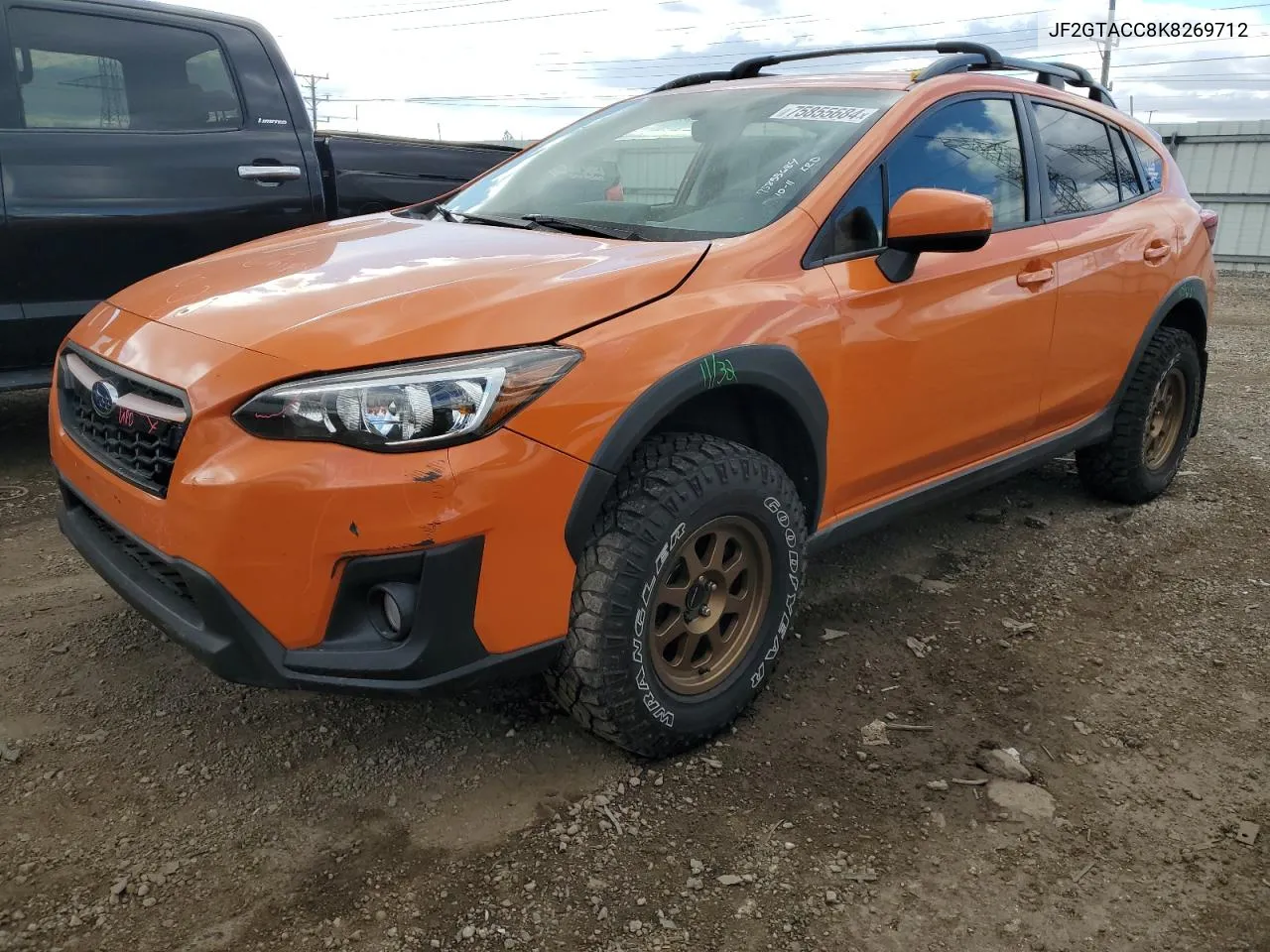 2019 Subaru Crosstrek Premium VIN: JF2GTACC8K8269712 Lot: 75855684