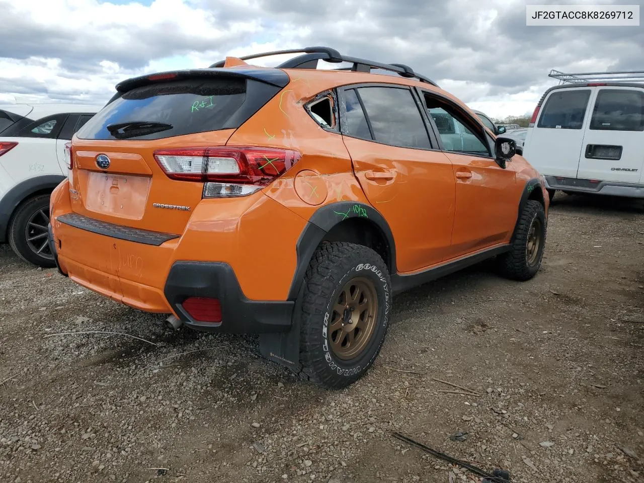 2019 Subaru Crosstrek Premium VIN: JF2GTACC8K8269712 Lot: 75855684