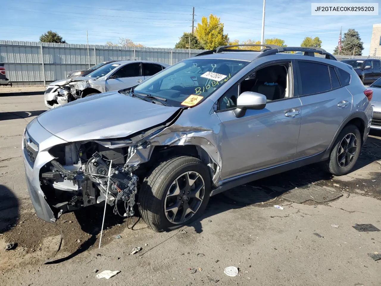 JF2GTAEC0K8295203 2019 Subaru Crosstrek Premium