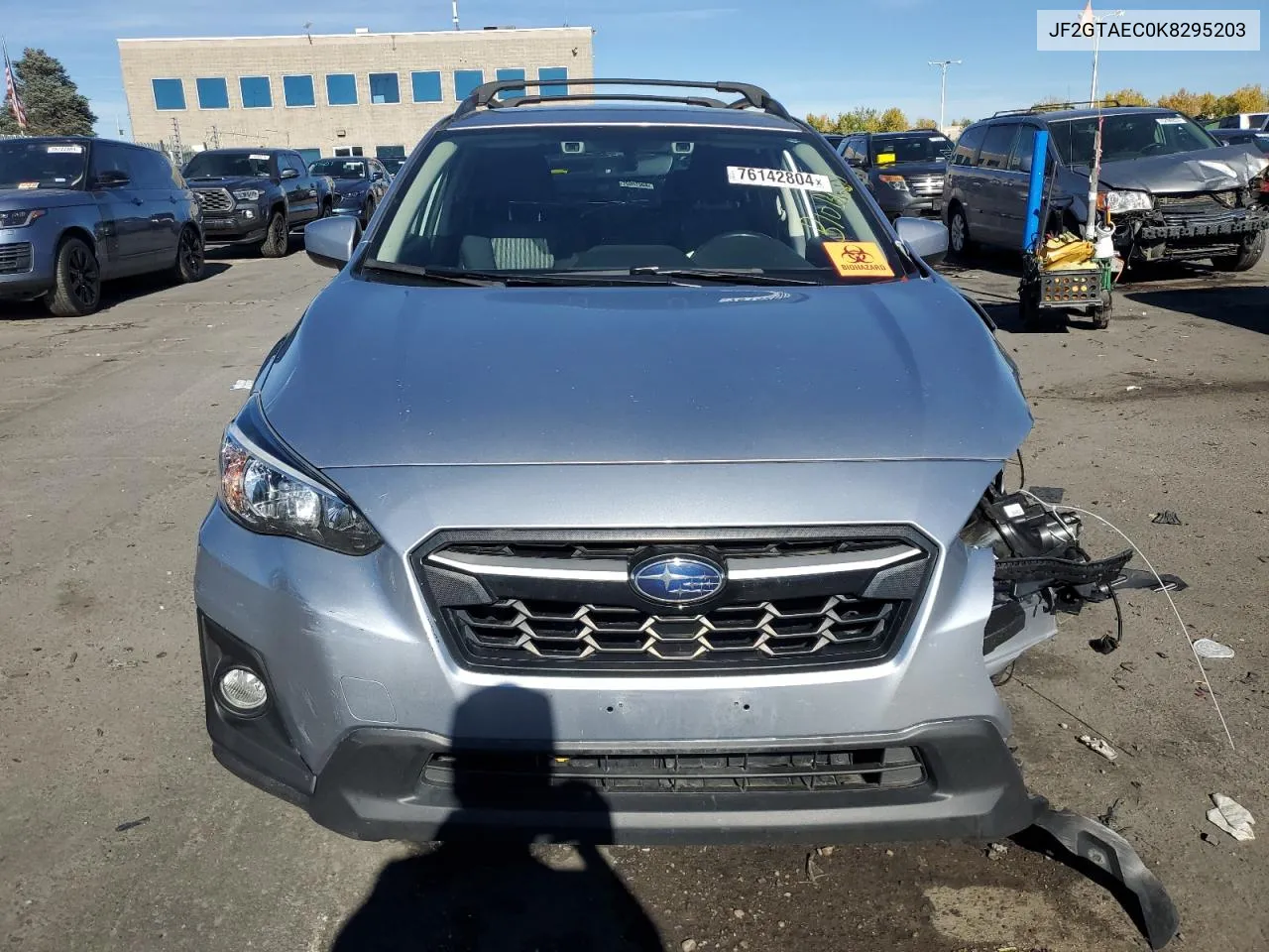 2019 Subaru Crosstrek Premium VIN: JF2GTAEC0K8295203 Lot: 76142804