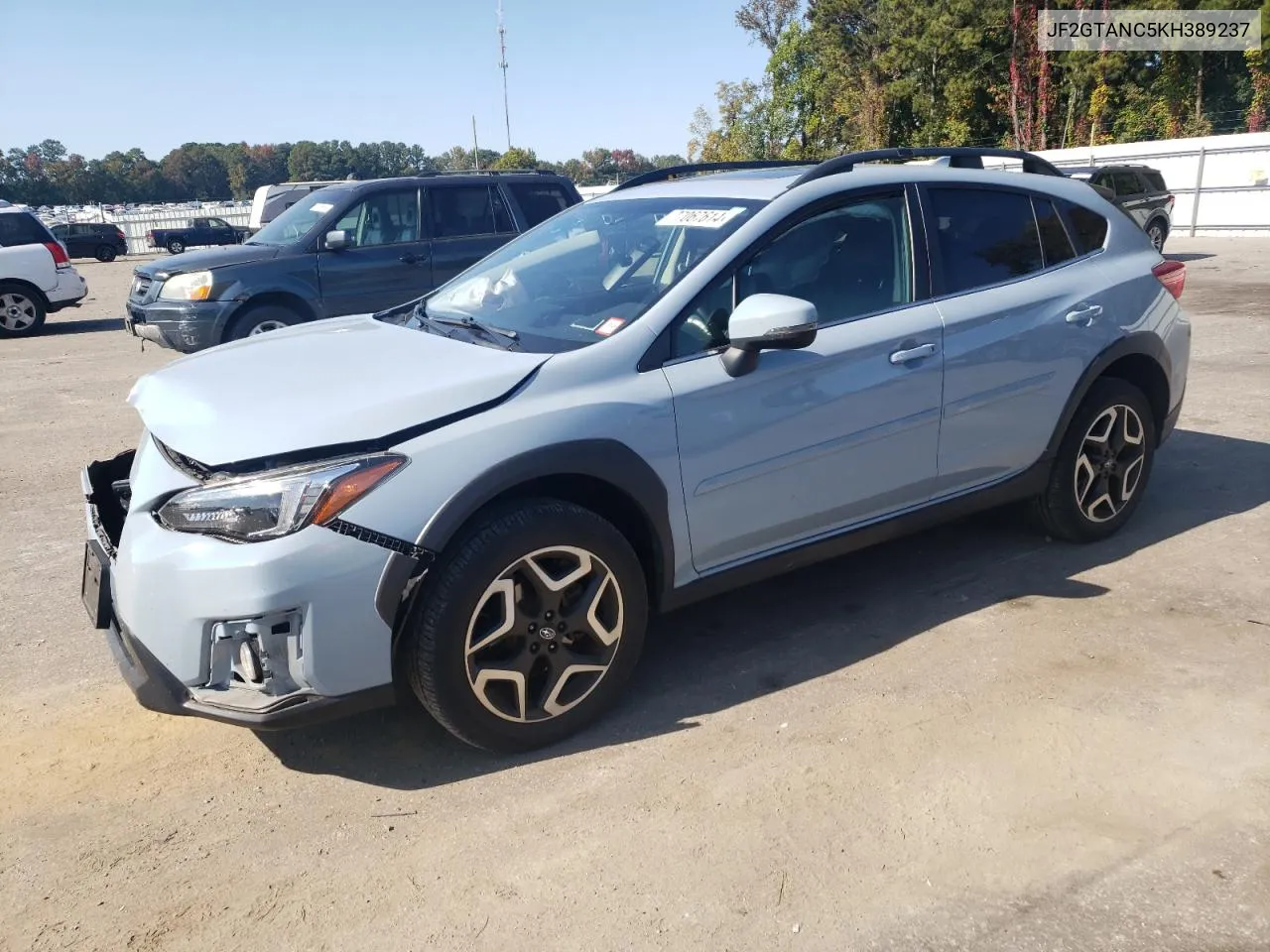 2019 Subaru Crosstrek Limited VIN: JF2GTANC5KH389237 Lot: 77067614