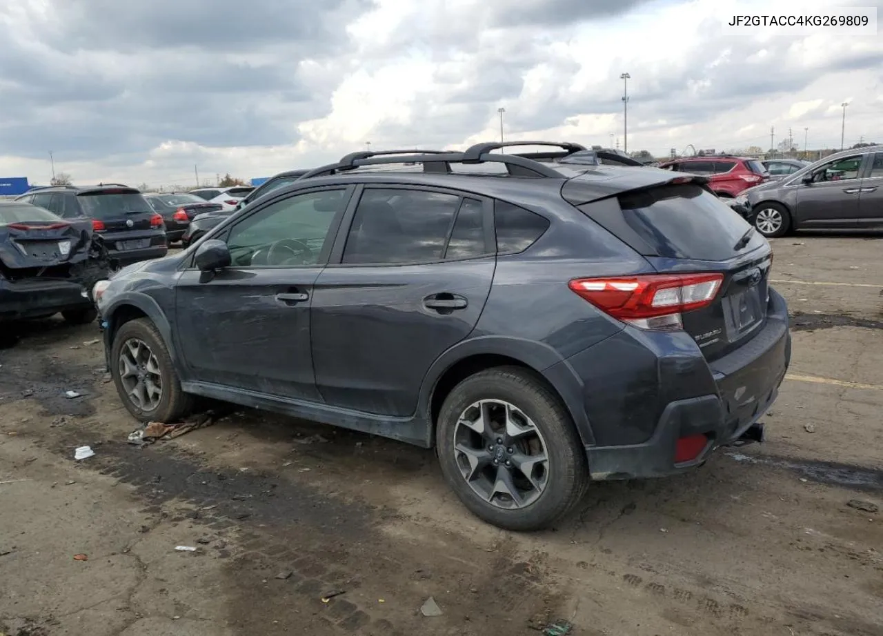 2019 Subaru Crosstrek Premium VIN: JF2GTACC4KG269809 Lot: 77073894