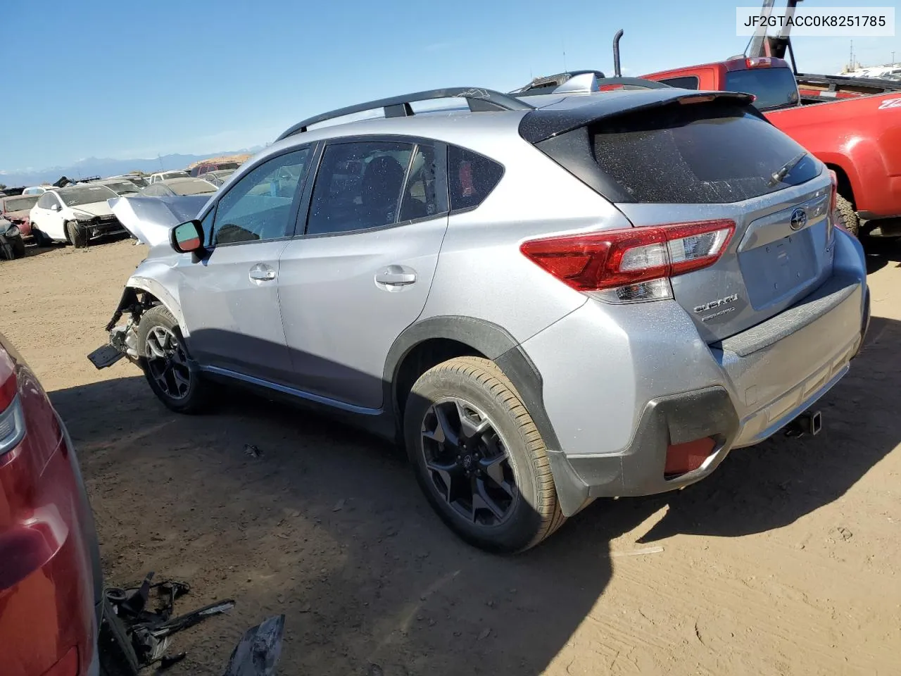 2019 Subaru Crosstrek Premium VIN: JF2GTACC0K8251785 Lot: 77111174