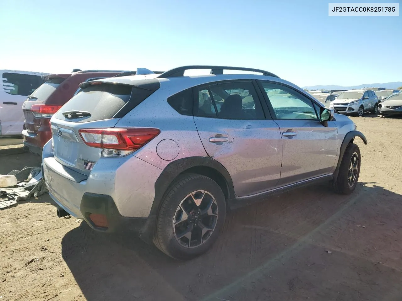 2019 Subaru Crosstrek Premium VIN: JF2GTACC0K8251785 Lot: 77111174