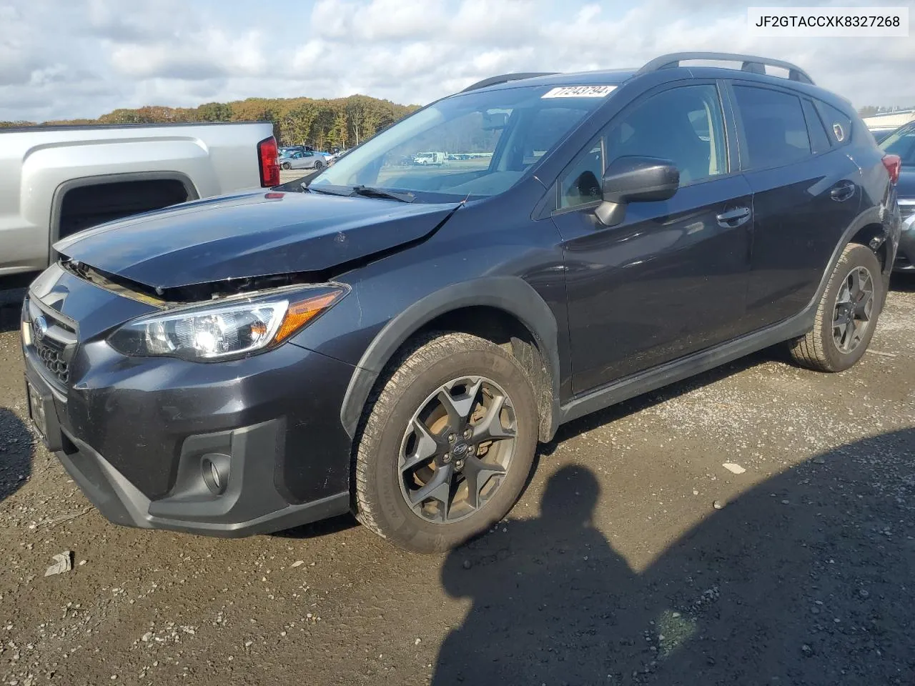 2019 Subaru Crosstrek Premium VIN: JF2GTACCXK8327268 Lot: 77243794