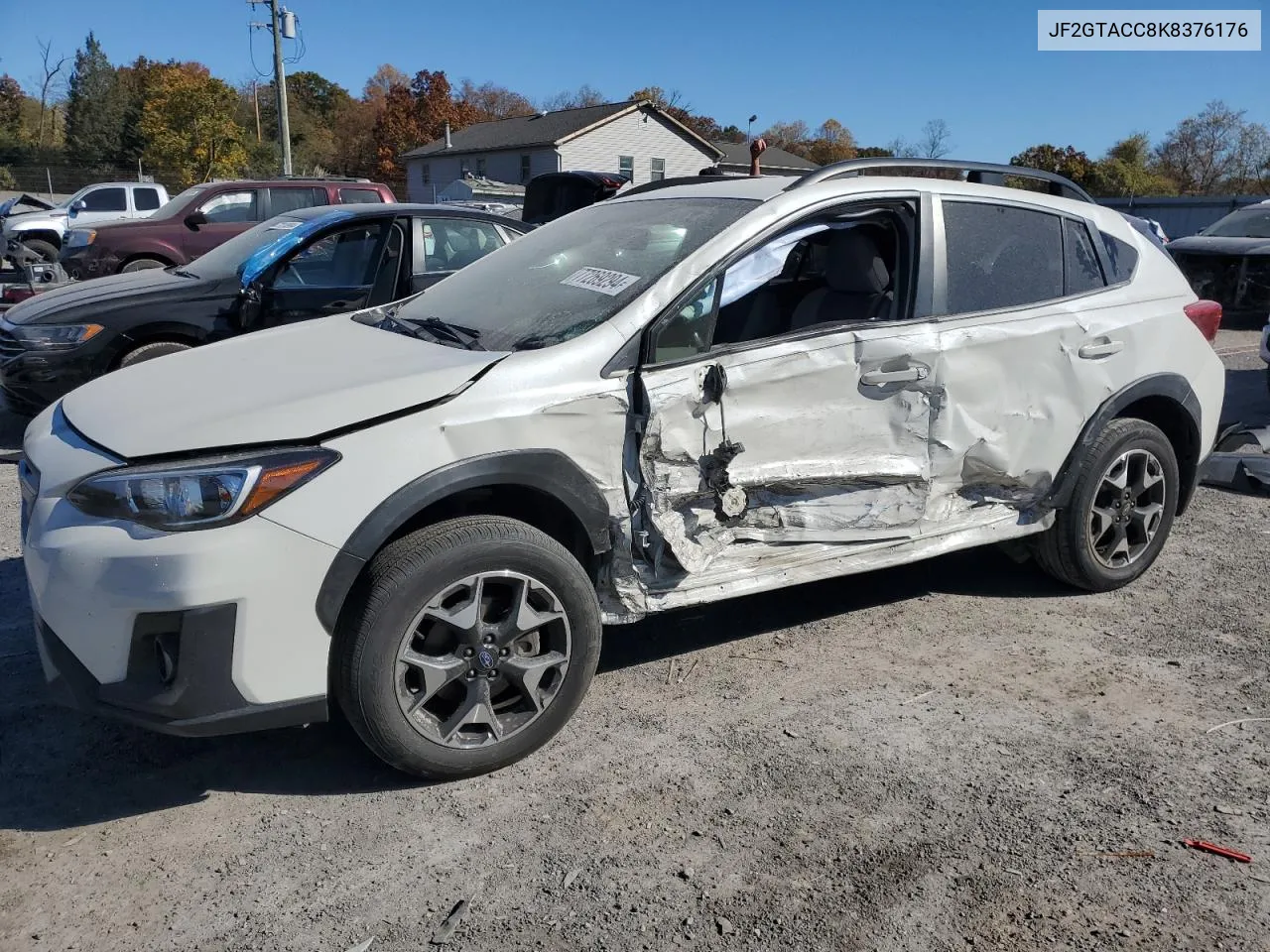 2019 Subaru Crosstrek Premium VIN: JF2GTACC8K8376176 Lot: 77269294