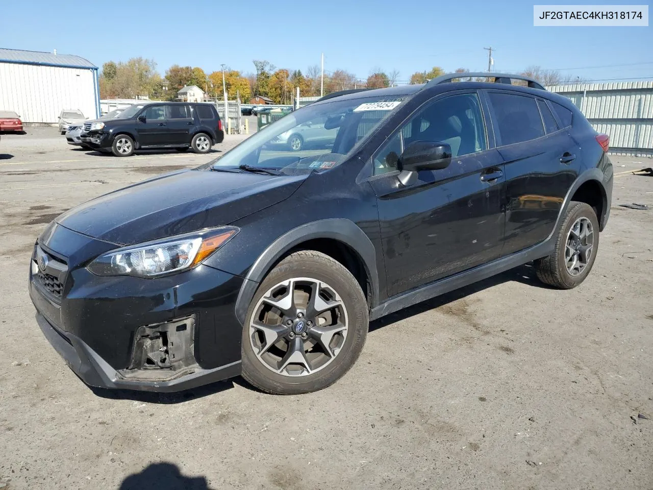 JF2GTAEC4KH318174 2019 Subaru Crosstrek Premium