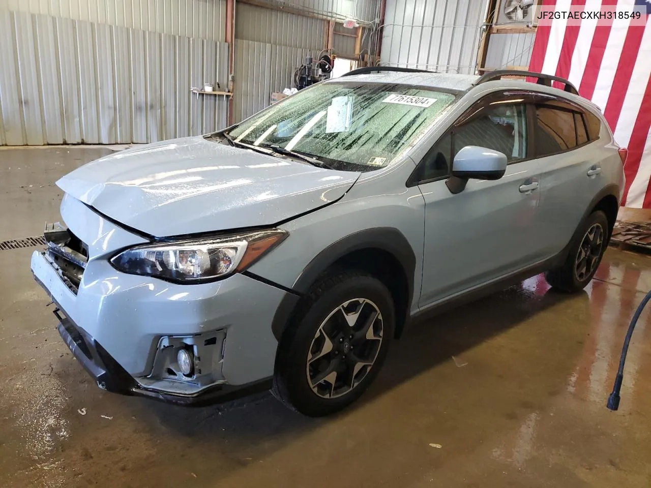 2019 Subaru Crosstrek Premium VIN: JF2GTAECXKH318549 Lot: 77615304