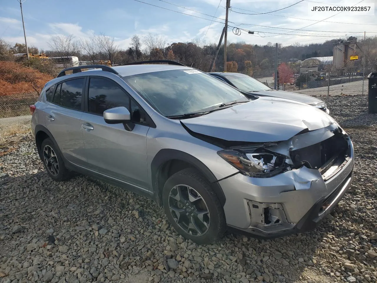 2019 Subaru Crosstrek Premium VIN: JF2GTACC0K9232857 Lot: 77994684