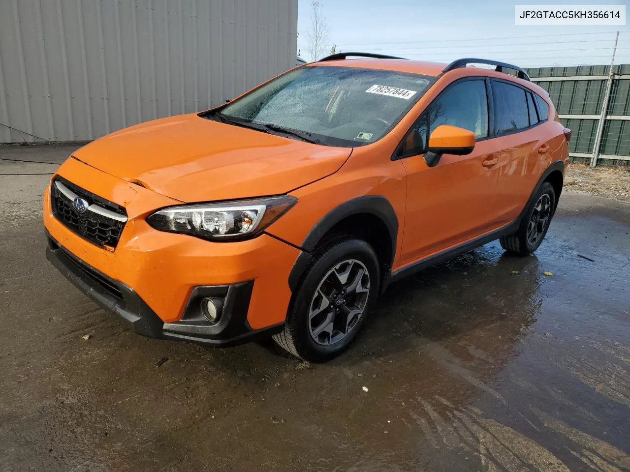 2019 Subaru Crosstrek Premium VIN: JF2GTACC5KH356614 Lot: 78257844