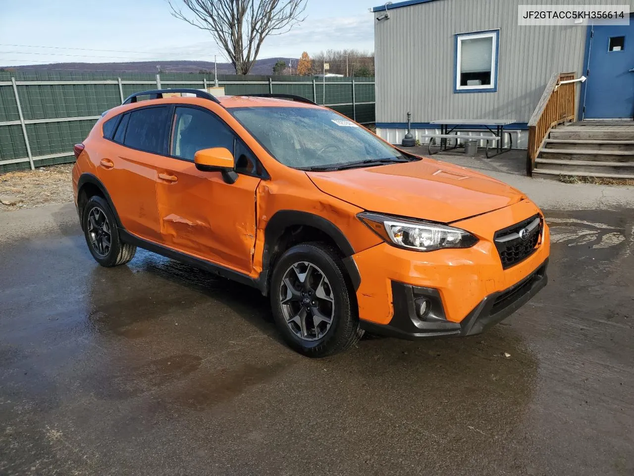 2019 Subaru Crosstrek Premium VIN: JF2GTACC5KH356614 Lot: 78257844