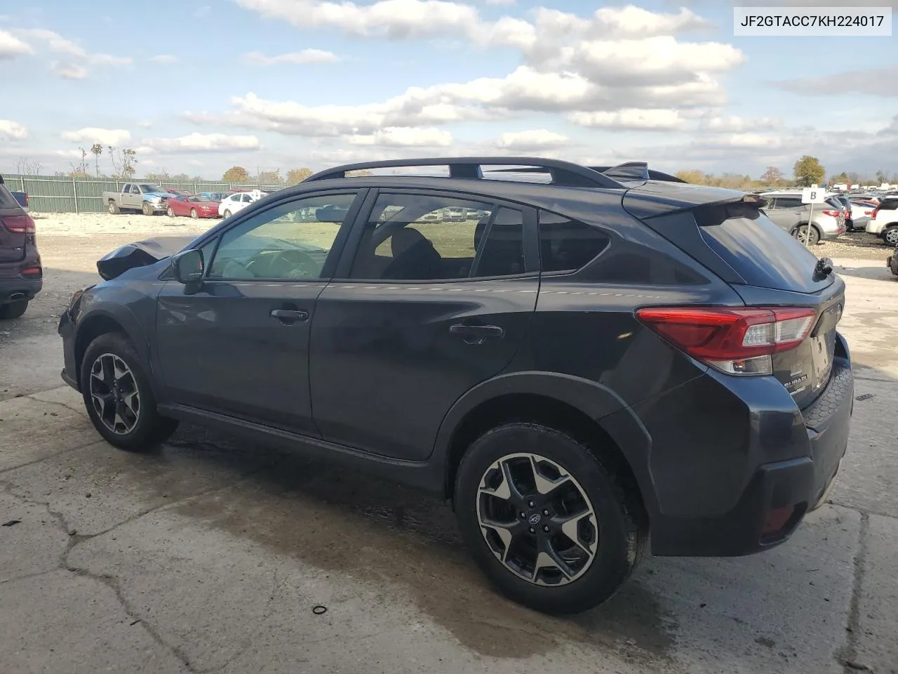 2019 Subaru Crosstrek Premium VIN: JF2GTACC7KH224017 Lot: 79691784