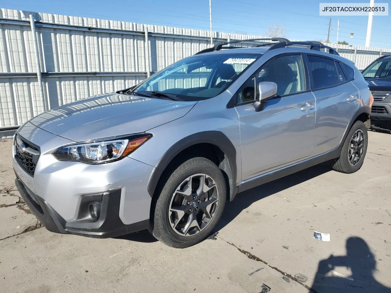 2019 Subaru Crosstrek Premium VIN: JF2GTACCXKH220513 Lot: 79920514