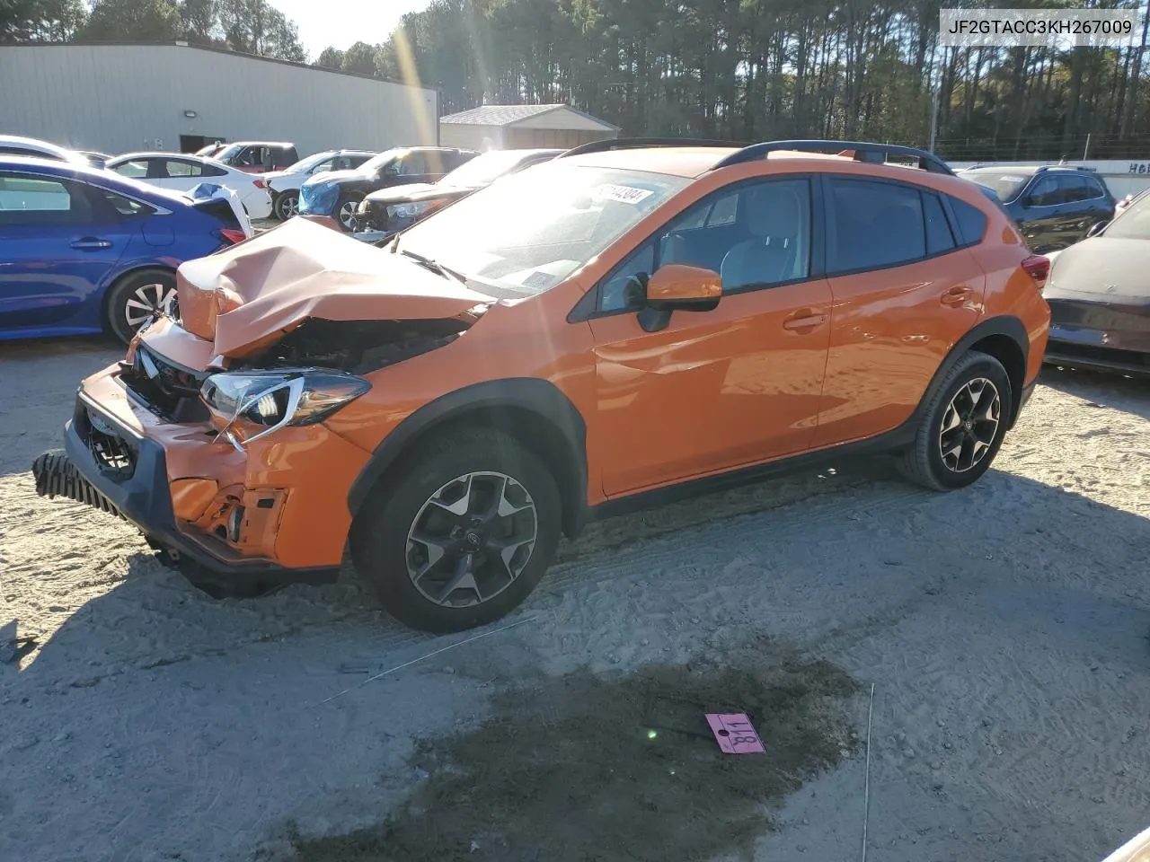 2019 Subaru Crosstrek Premium VIN: JF2GTACC3KH267009 Lot: 80144304