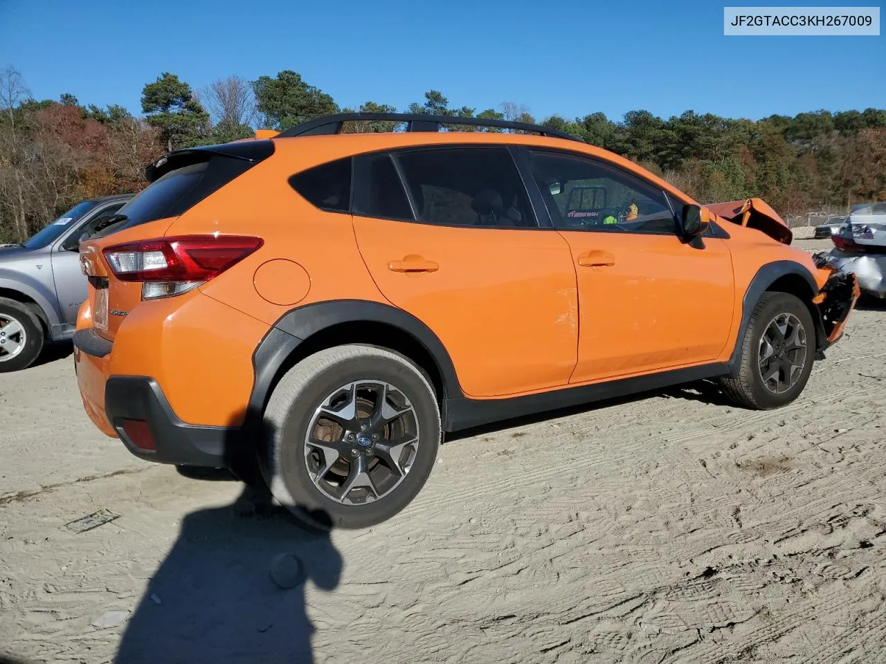 2019 Subaru Crosstrek Premium VIN: JF2GTACC3KH267009 Lot: 80144304