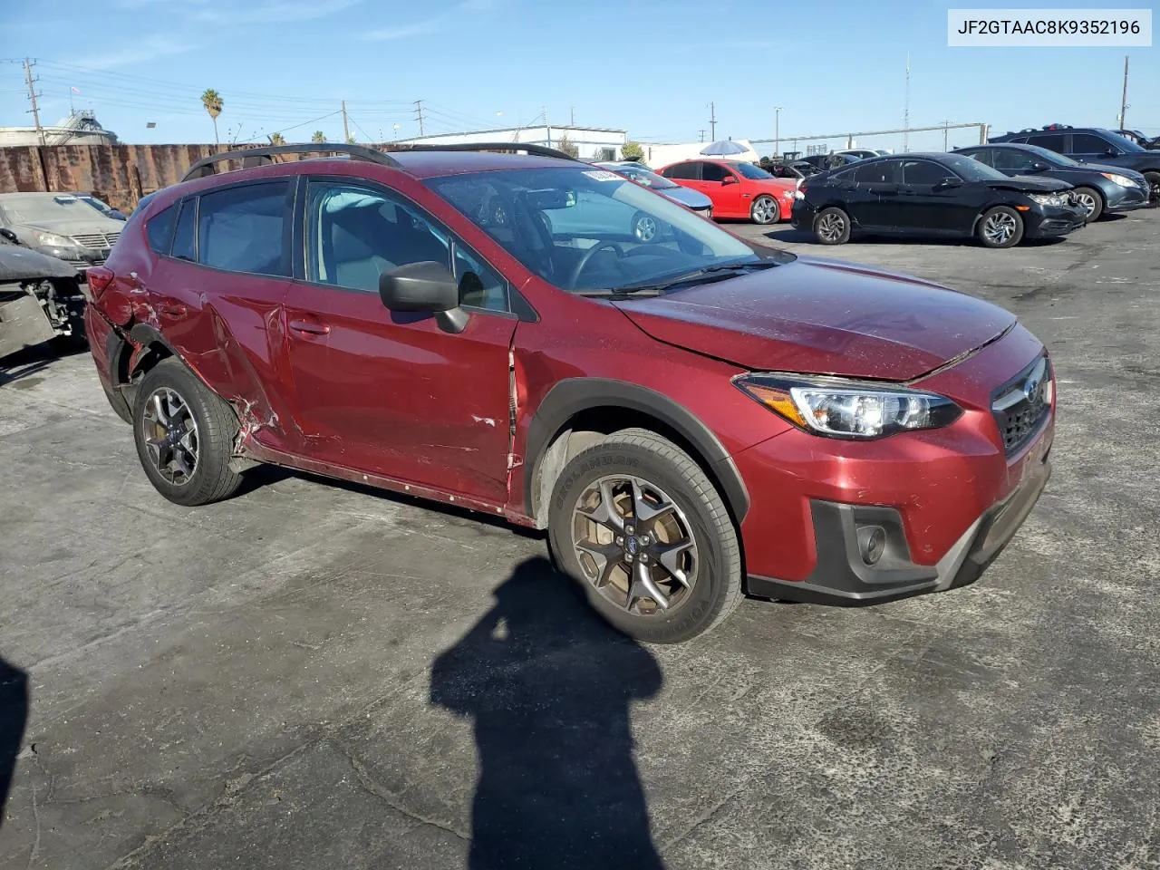 2019 Subaru Crosstrek VIN: JF2GTAAC8K9352196 Lot: 80381494