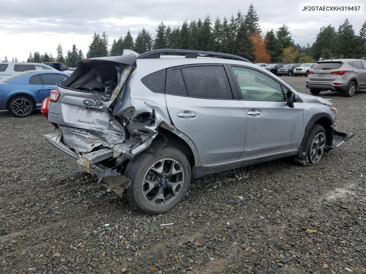 2019 Subaru Crosstrek Premium VIN: JF2GTAECXKH319457 Lot: 80470794