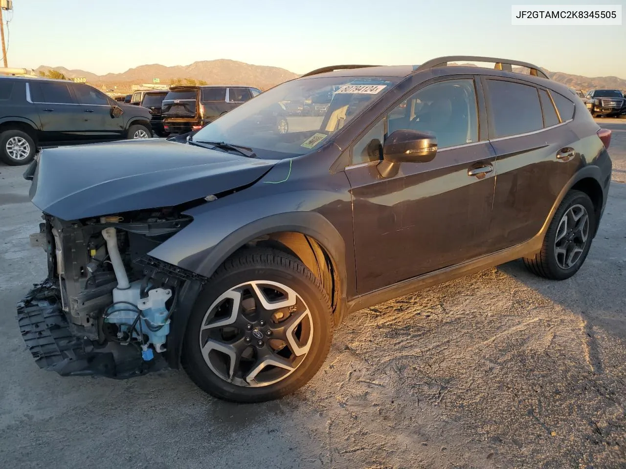 2019 Subaru Crosstrek Limited VIN: JF2GTAMC2K8345505 Lot: 80794124