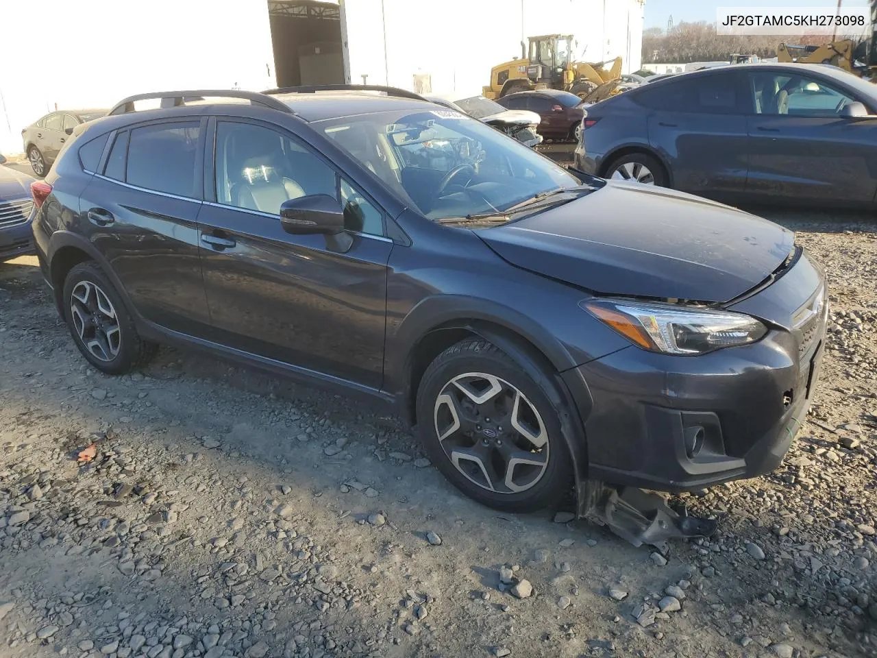 2019 Subaru Crosstrek Limited VIN: JF2GTAMC5KH273098 Lot: 80845684