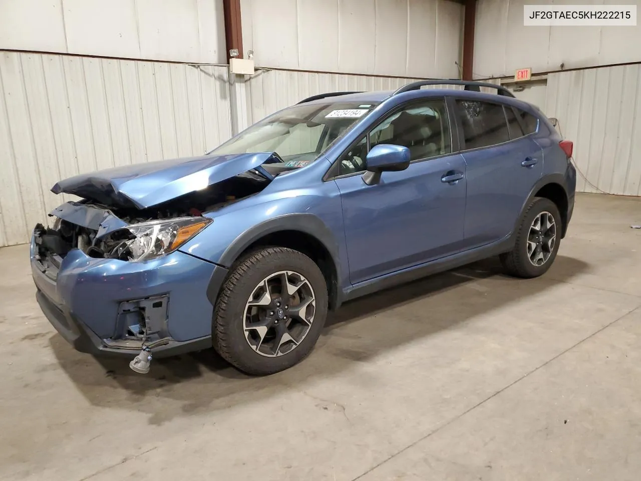 2019 Subaru Crosstrek Premium VIN: JF2GTAEC5KH222215 Lot: 81234194