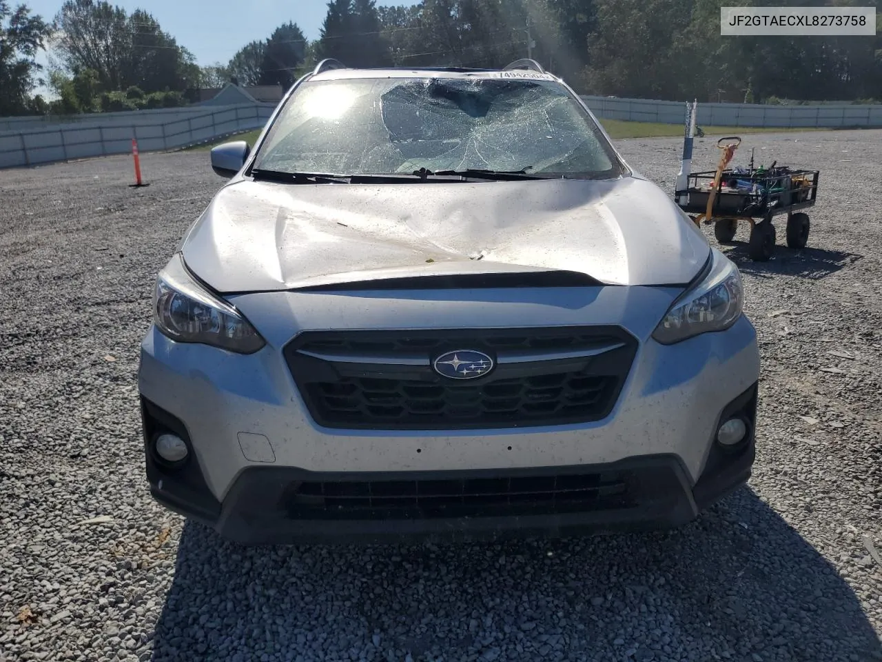 2020 Subaru Crosstrek Premium VIN: JF2GTAECXL8273758 Lot: 74942504