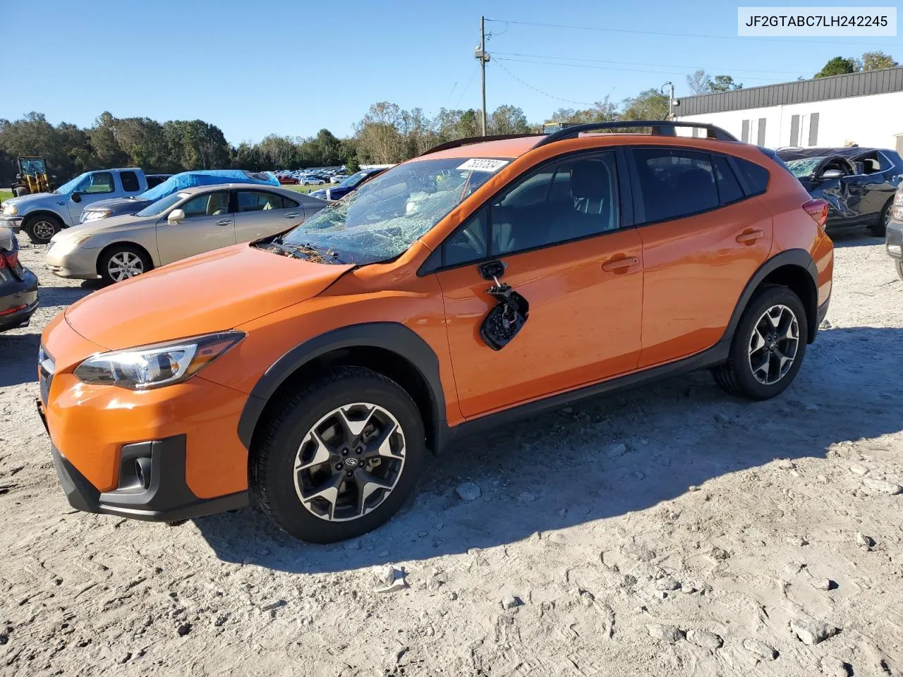 2020 Subaru Crosstrek VIN: JF2GTABC7LH242245 Lot: 75337834