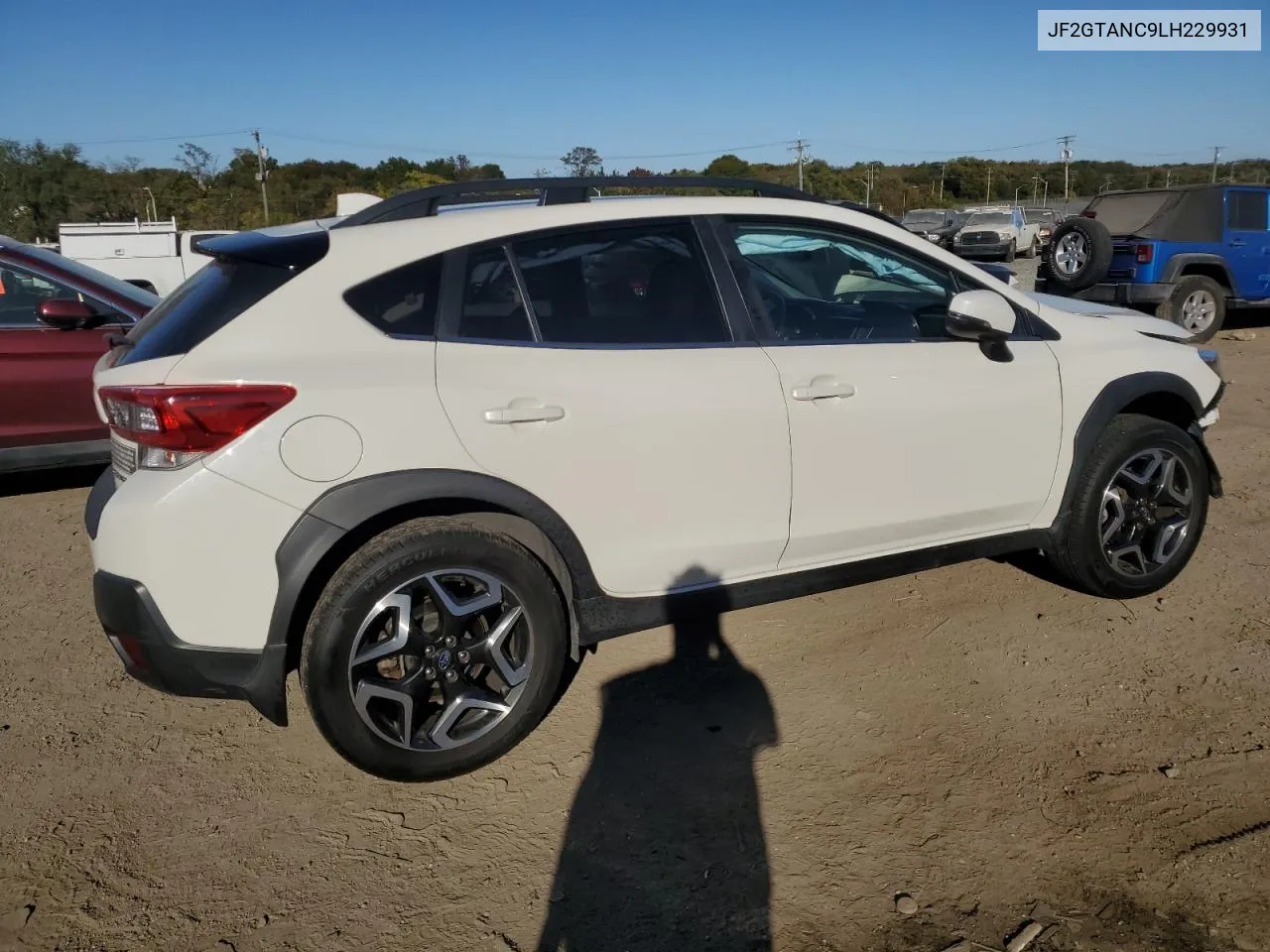 2020 Subaru Crosstrek Limited VIN: JF2GTANC9LH229931 Lot: 76942294