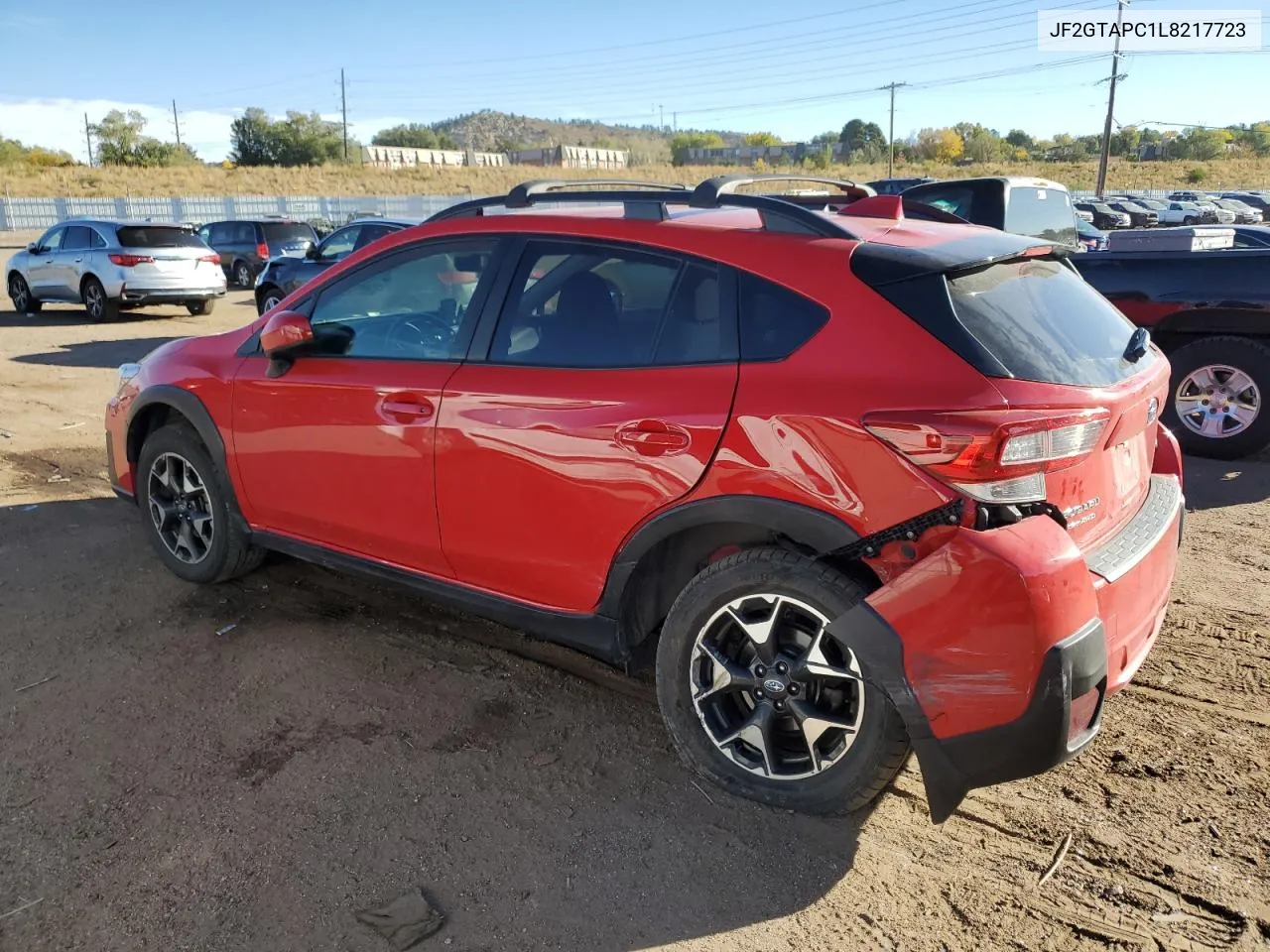 2020 Subaru Crosstrek Premium VIN: JF2GTAPC1L8217723 Lot: 77483814