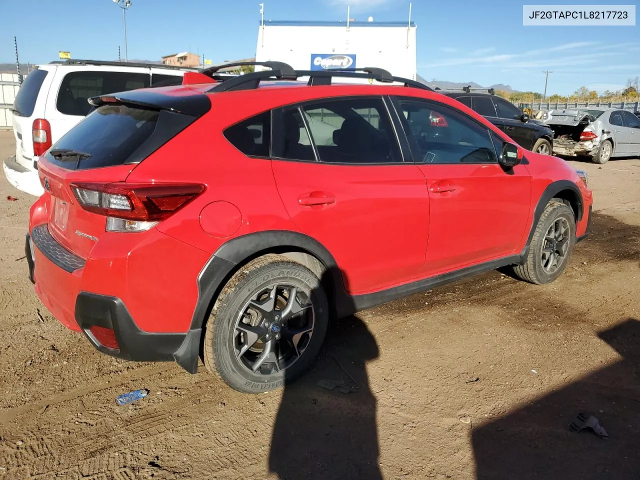 2020 Subaru Crosstrek Premium VIN: JF2GTAPC1L8217723 Lot: 77483814