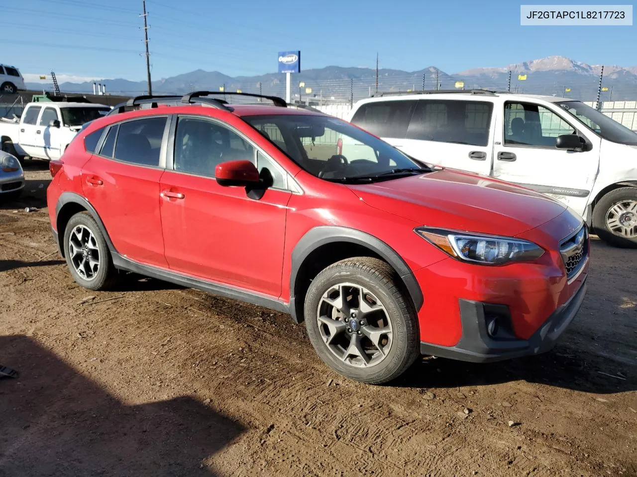 2020 Subaru Crosstrek Premium VIN: JF2GTAPC1L8217723 Lot: 77483814